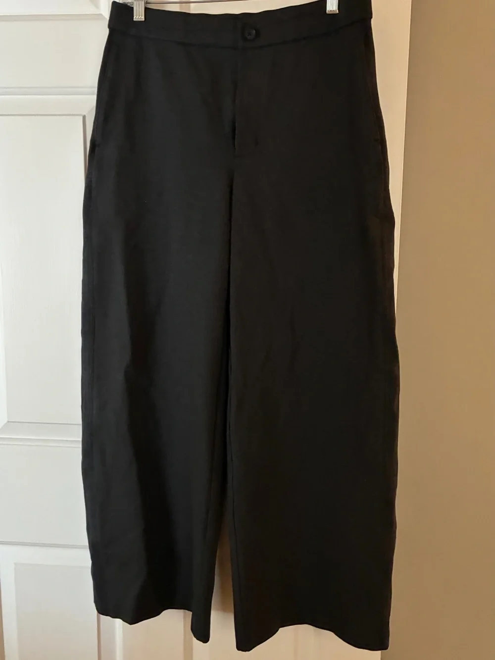 Like‎ New Banana Republic High-rise Wide Leg Ponte Pull on Pant Sz M